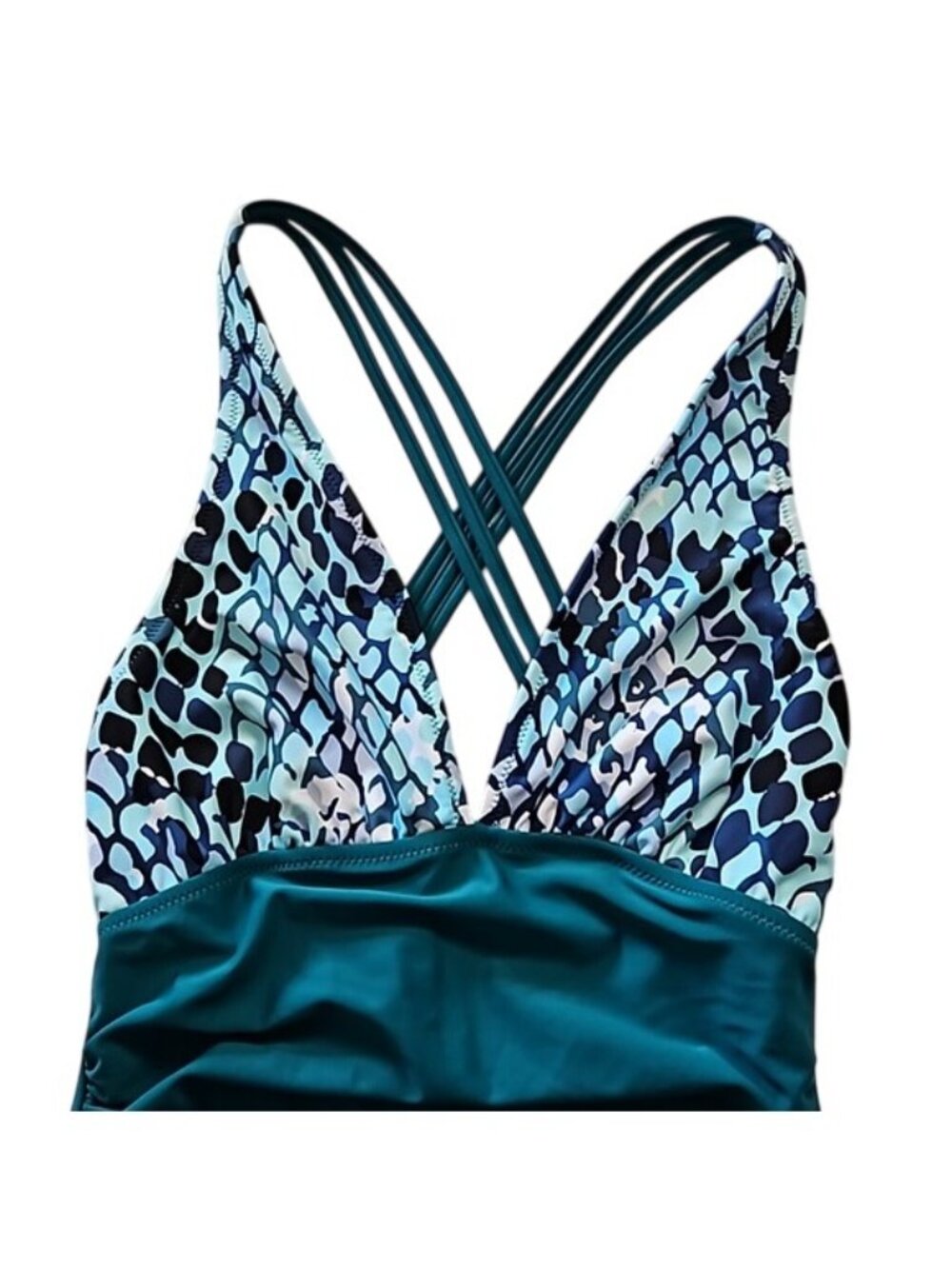 CUPSHE One Piece Swimsuit Small New Beach Vacation Women's Tropical Resort - Picture 3 of 10